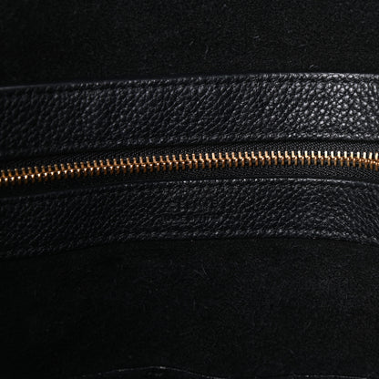 Celine Soft Grained Calfskin Small Belt Cabas Phantom Black 6 of 9