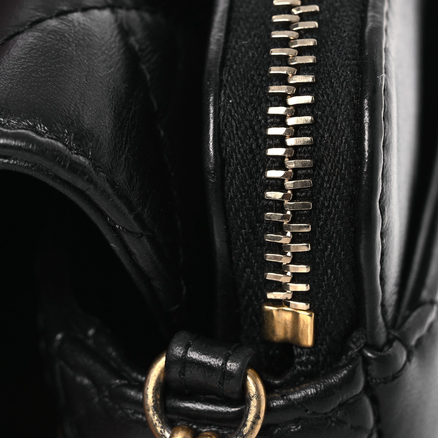 Chanel Aged Calfskin Quilted Reissue 2.55 Phone Holder With Chain Black 16 of 16