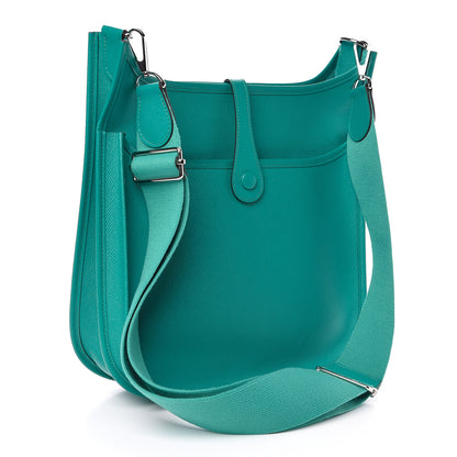 Hermes Epsom Evelyne III PM Bleu Paon 3 of 17