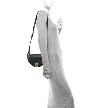 Fendi Vitello King Plexiglass Moonlight Shoulder Bag Black 2 of 10