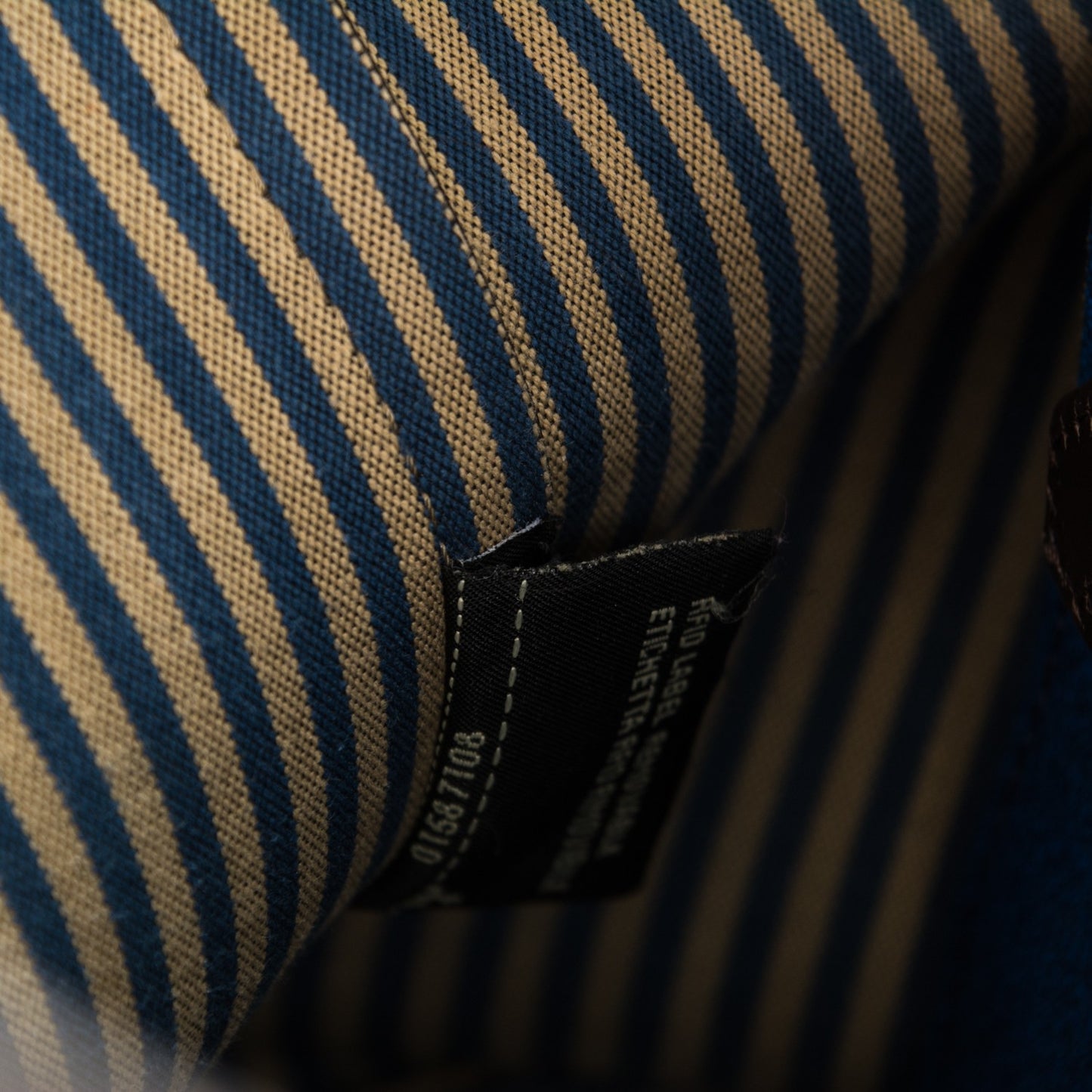 Zucca Spalmati Small Roll Tote Tobacco Blue