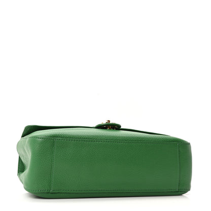 Chanel Grained Calfskin Small Souplissimo Maxi Flap Green 4 of 10
