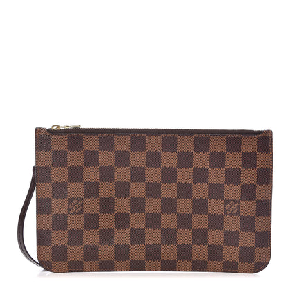 Louis Vuitton Damier Ebene Neverfull MM GM Pochette 1 of 8