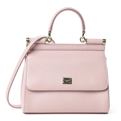 Dolce & Gabbana Dauphine Small Miss Sicily Satchel Pink 1 of 8