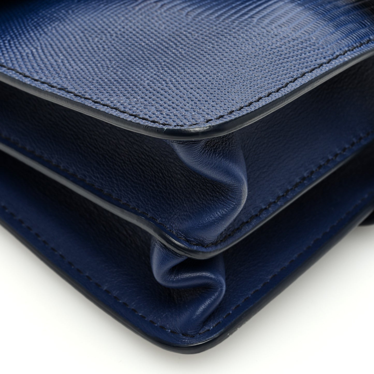 Calfskin Lizard Embossed Small Aby Day Shoulder Bag Captive Blue
