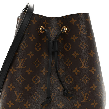 Louis Vuitton Monogram Neonoe MM Black 7 of 9