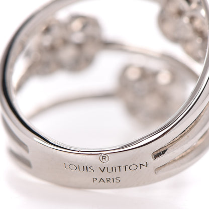 Louis Vuitton Flower Full Ring S Silver 5 of 6