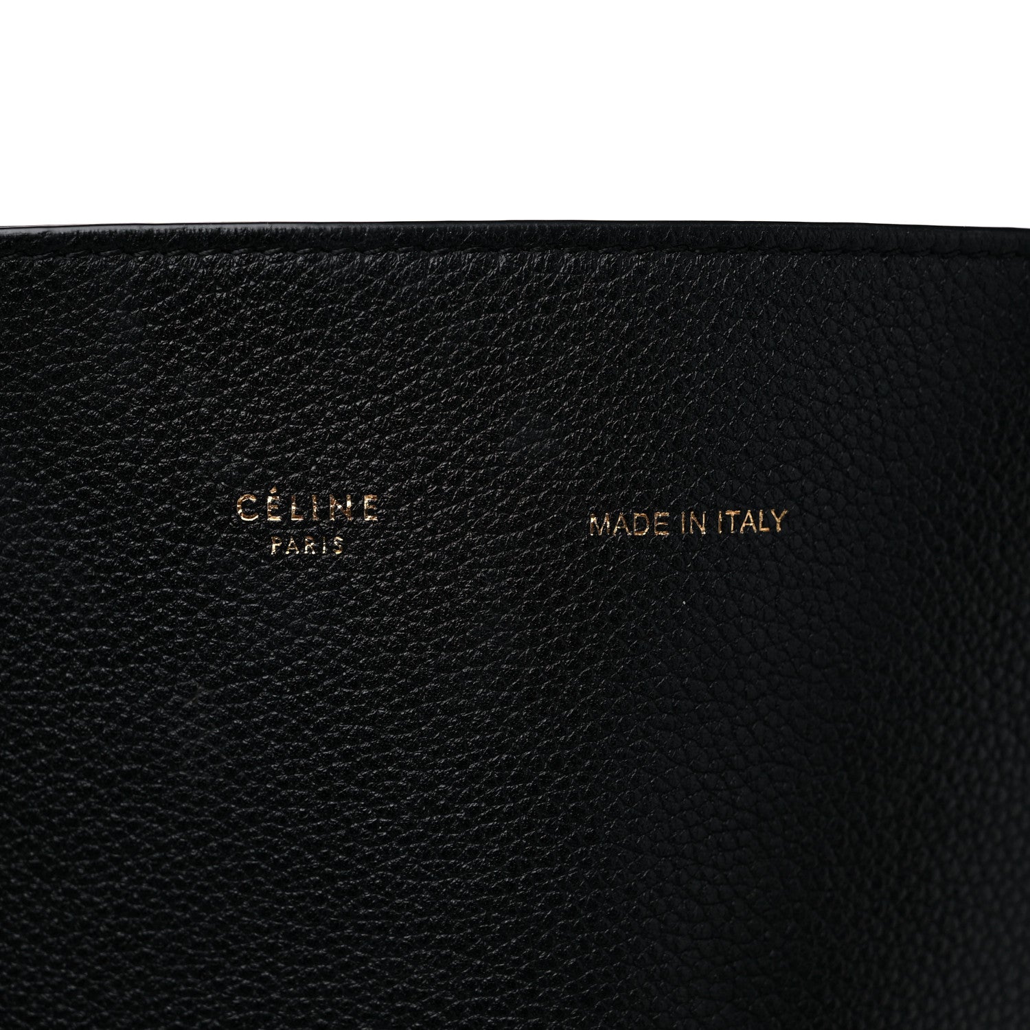 Celine Soft Grained Calfskin Medium Belt Cabas Phantom Black 6 of 11