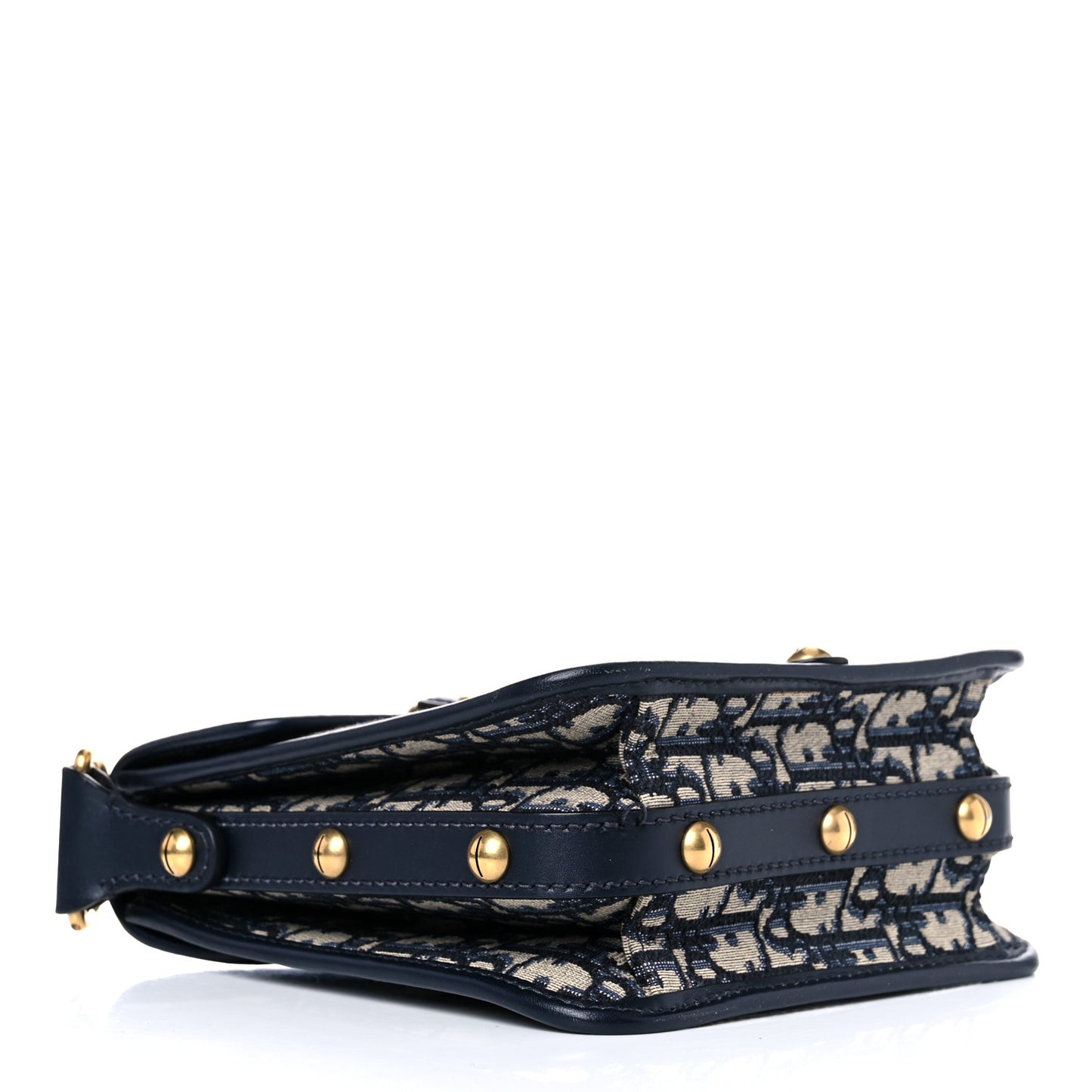 Oblique Square DiorAddict Flap Navy Blue