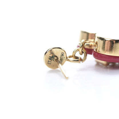 Louis Vuitton Lock Me Heart Earrings Pomme D'Amour 4 of 7