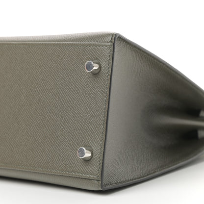 Hermes Epsom Kelly Sellier 28 Vert De Gris 9 of 11