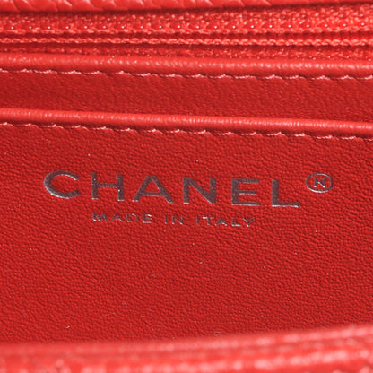 Chanel Caviar Quilted Mini Flap Red 7 of 8