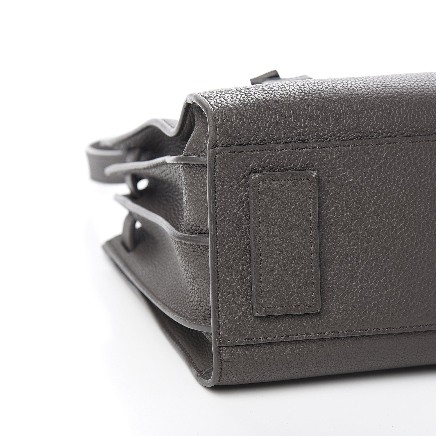Saint Laurent Grained Calfskin Baby Sac De Jour Souple Coal 6 of 10