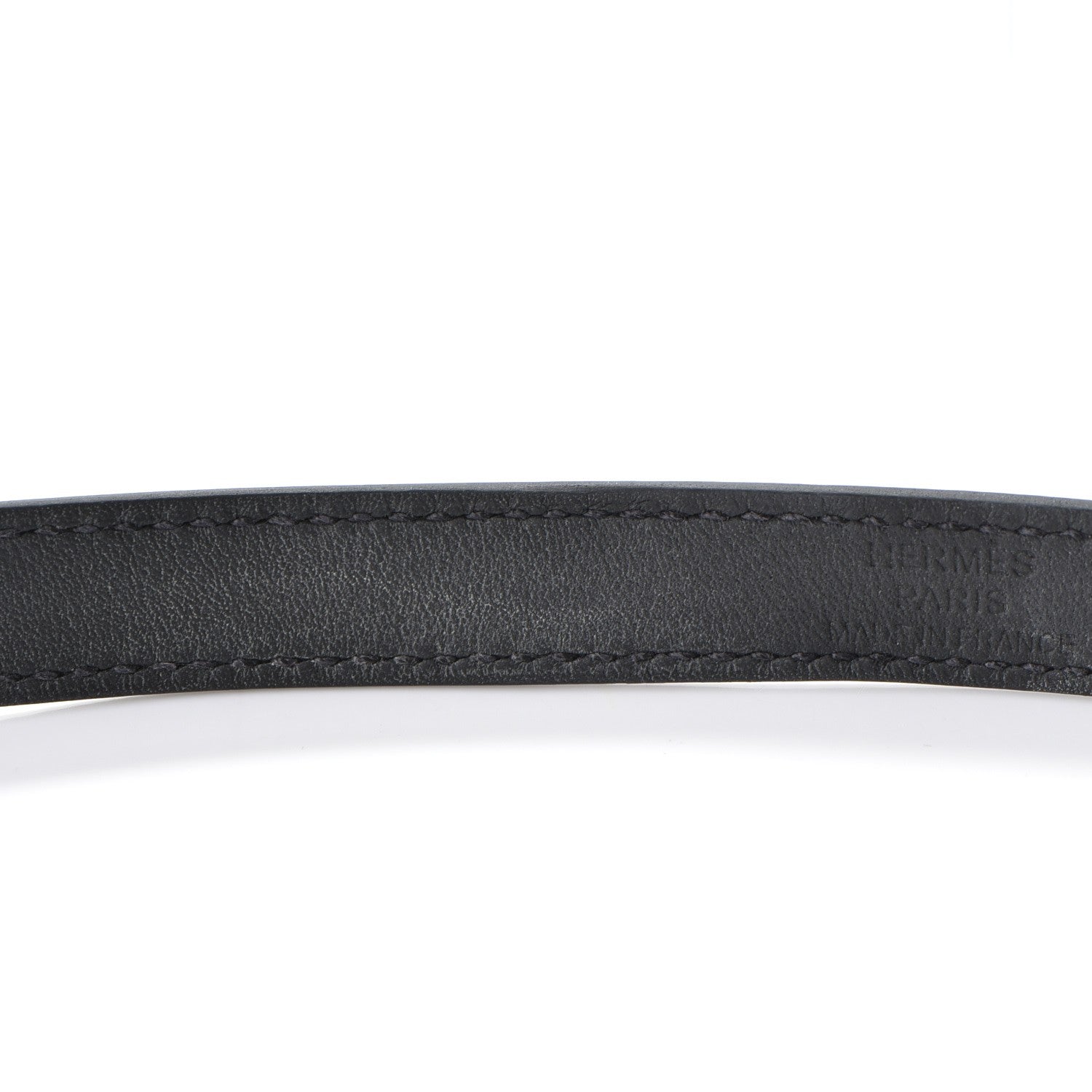 Hermes Epsom Kelly Double Tour Bracelet M Black 8 of 8