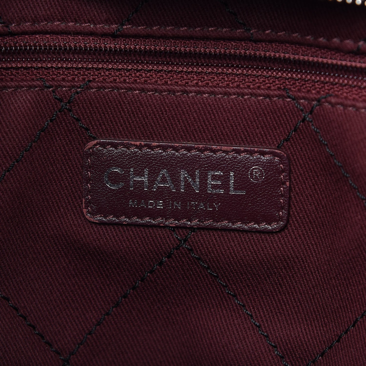 Chanel Grained Calfskin Shopping Fever Tote Black 7 of 21