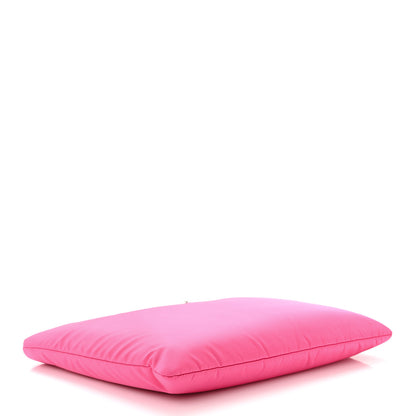 Prada Tessuto Nylon Soft Padded Medium Chain Clutch Bag Fuxia 4 of 10