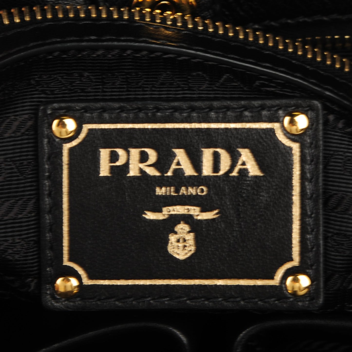 Nappa Gaufre Tote Nero Black