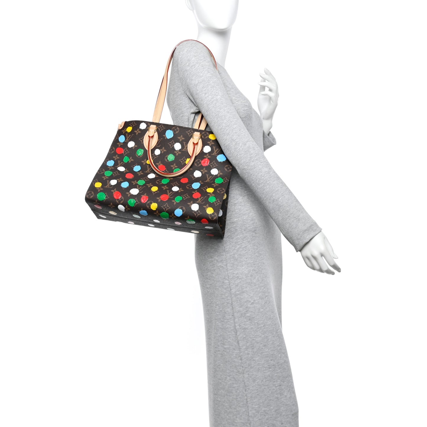 LV X YK Monogram Onthego MM Multicolor