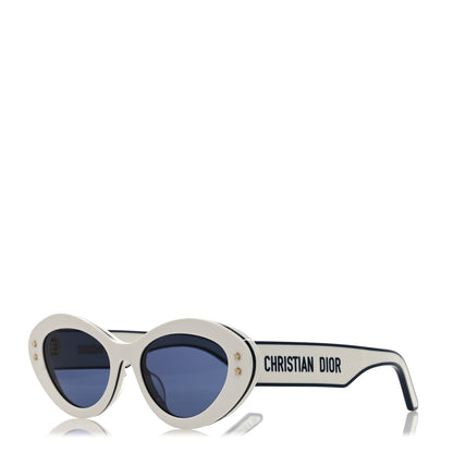 Christian Dior Acetate DiorPacific B1U Butterfly Sunglasses White 1 of 7