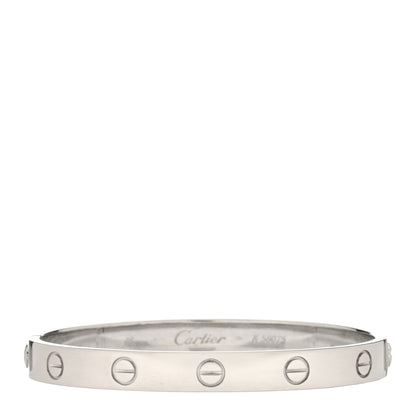 Cartier 18K White Gold LOVE Bracelet 16 1 of 4