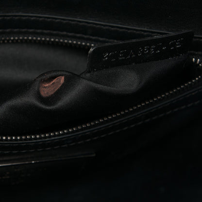 Valentino Garavani Vitello Medium Glam Lock Rockstud Flap Black 8 of 8