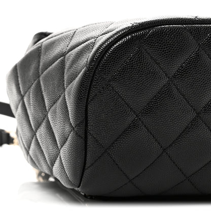 Chanel Caviar Quilted Mini Urban Spirit Backpack Black 9 of 11