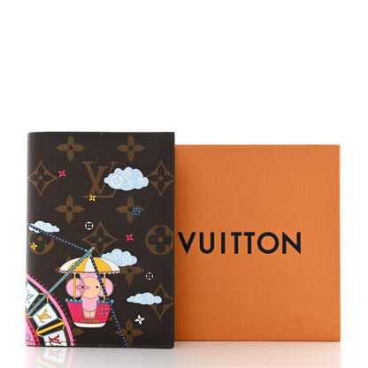 Louis Vuitton Monogram 2020 Christmas Animation Big Wheel Passport Cover Rose Ballerine 7 of 7