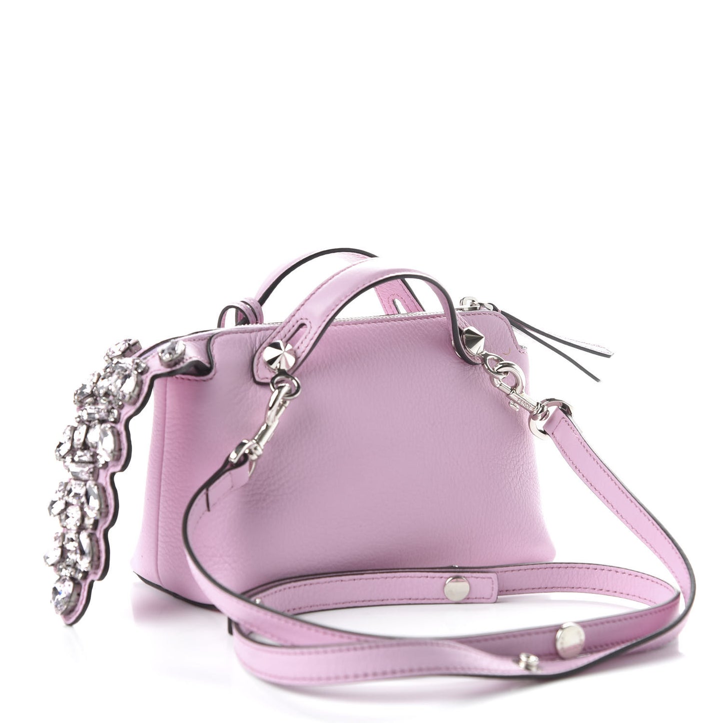 Vitello Dolce Crystal Croc Tail Mini By The Way Boston Bag Lavanda