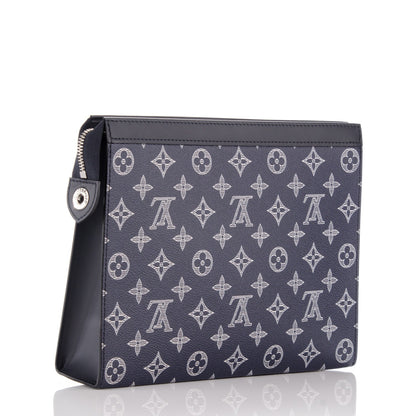 Louis Vuitton Savane Monogram Lion Chapman Pochette Voyage MM Ink 3 of 7