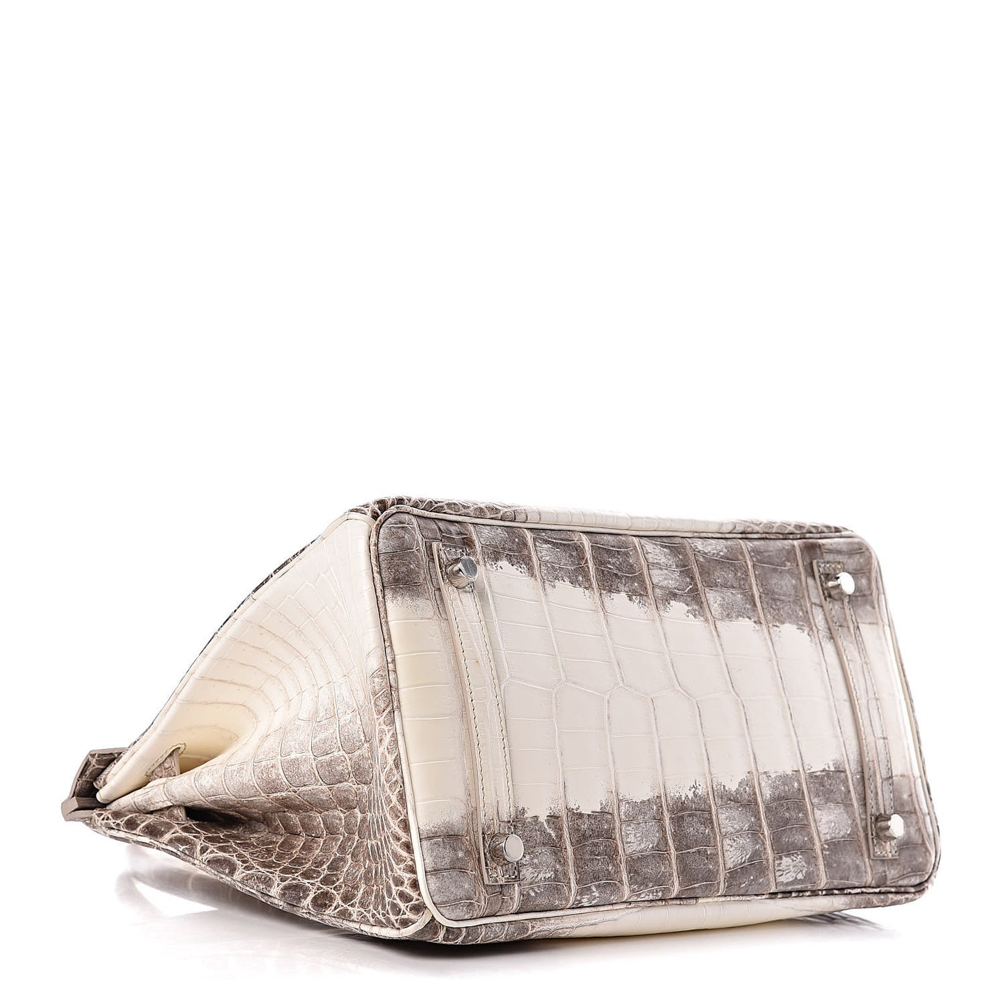 Matte Niloticus Crocodile Himalaya Birkin 30 Blanc