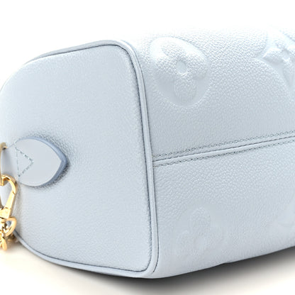 Louis Vuitton Empreinte Monogram Giant Speedy Bandouliere 20 Blue Hour 7 of 8
