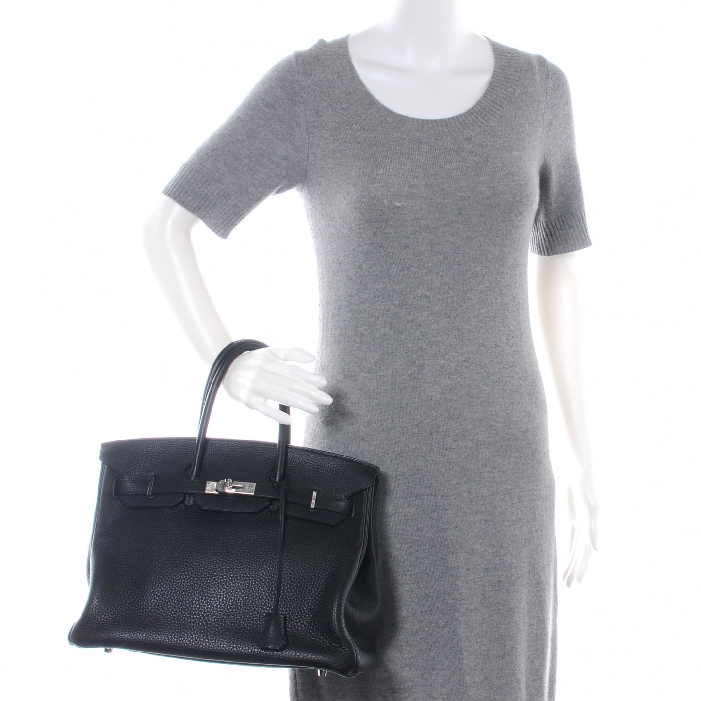 Taurillon Clemence Birkin 35 Black