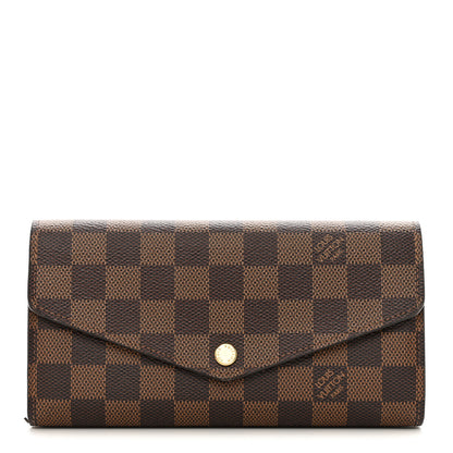 Louis Vuitton Damier Ebene Sarah Wallet NM 1 of 13