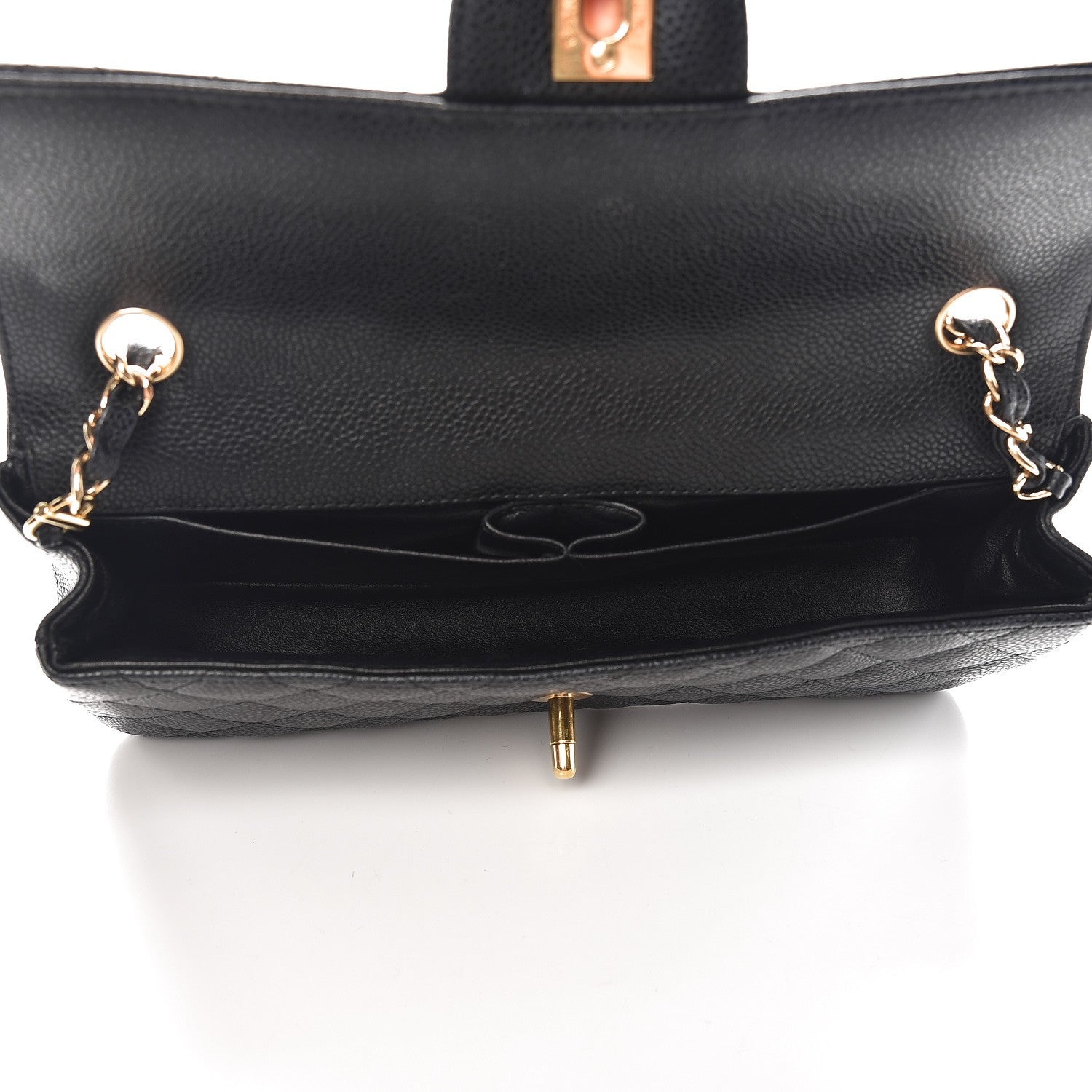 Chanel Caviar Quilted East West Flap Black 5 of 10