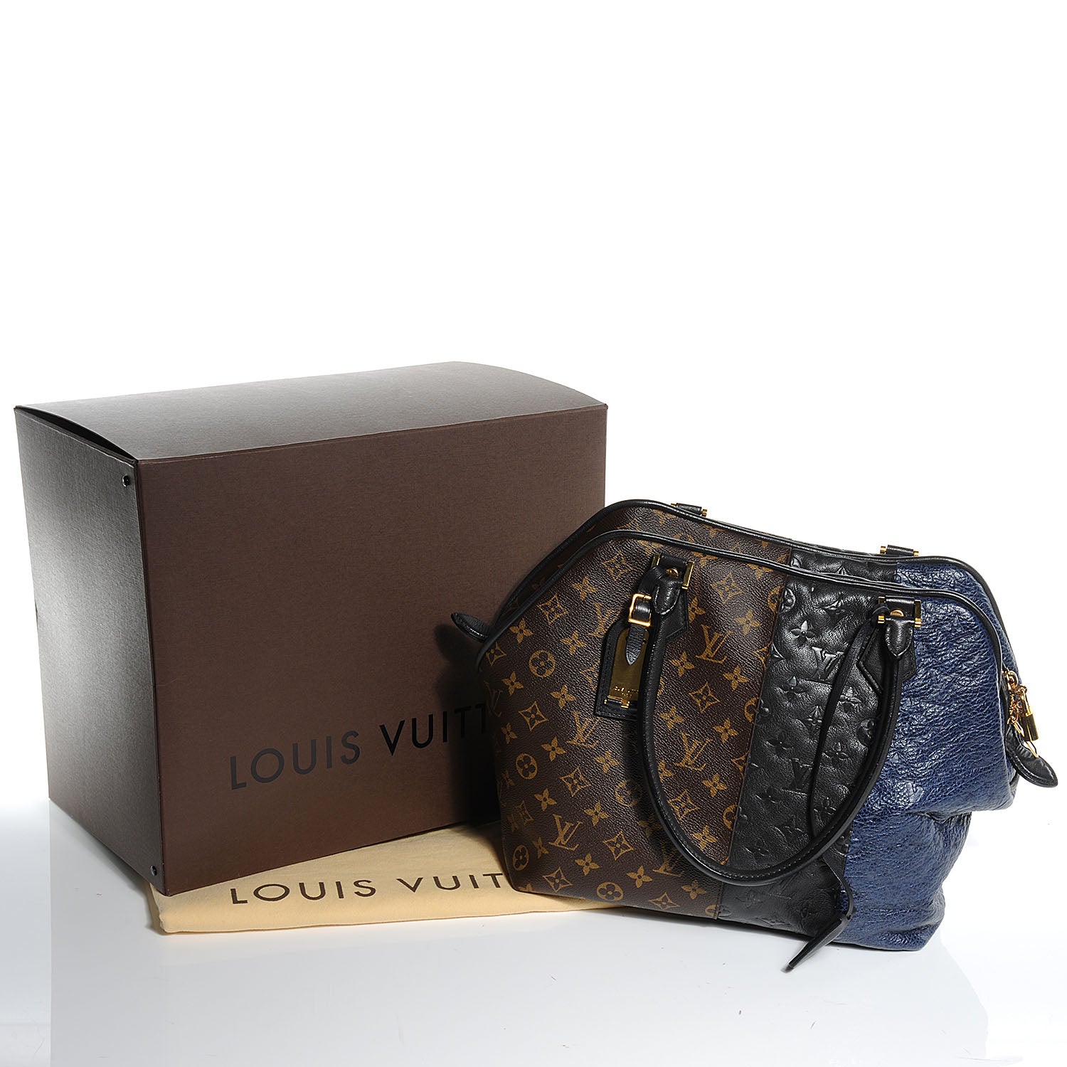 Louis Vuitton Monogram Stripes Medium Bag Marine 5 of 8