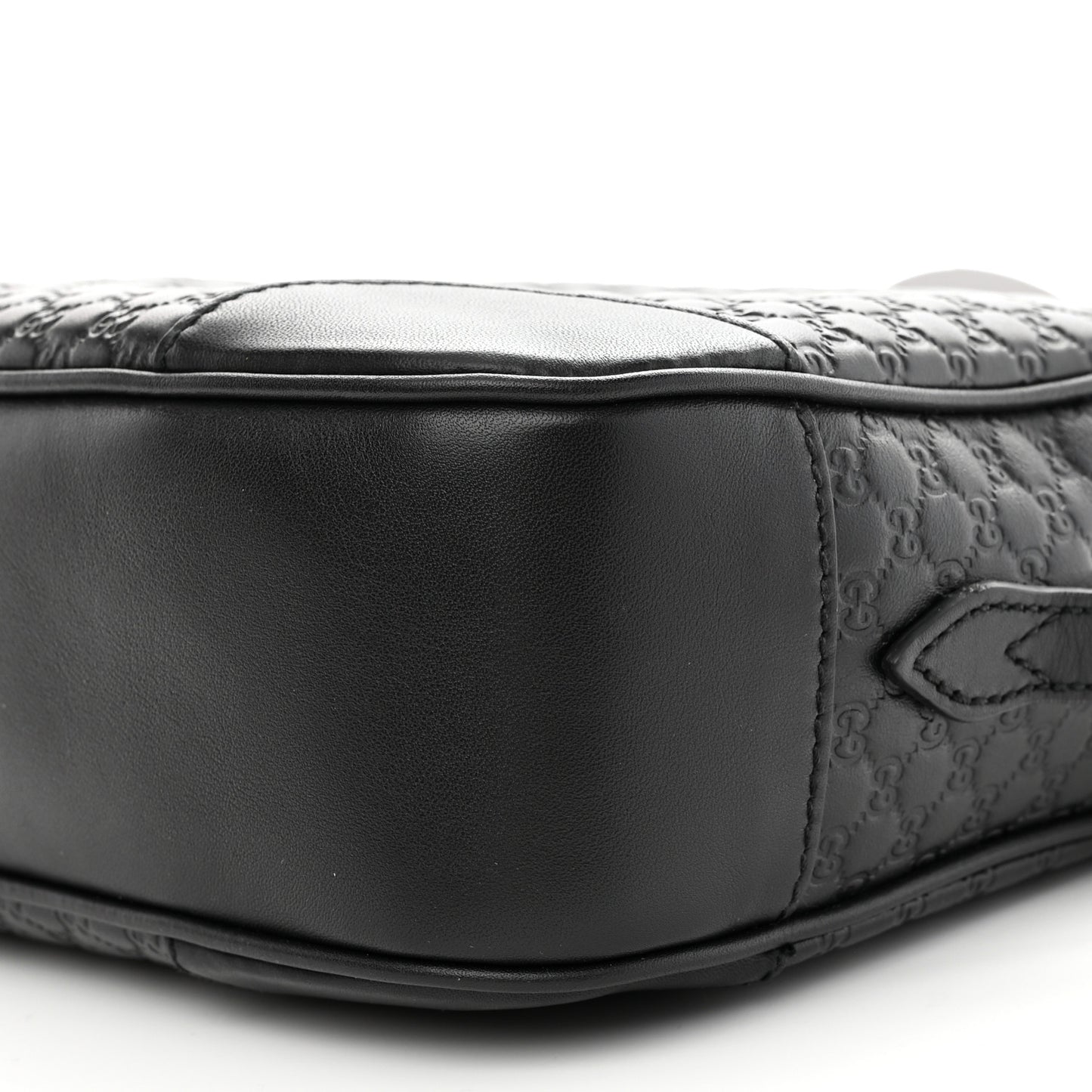 Microguccissima Mini Bree Messenger Bag Black