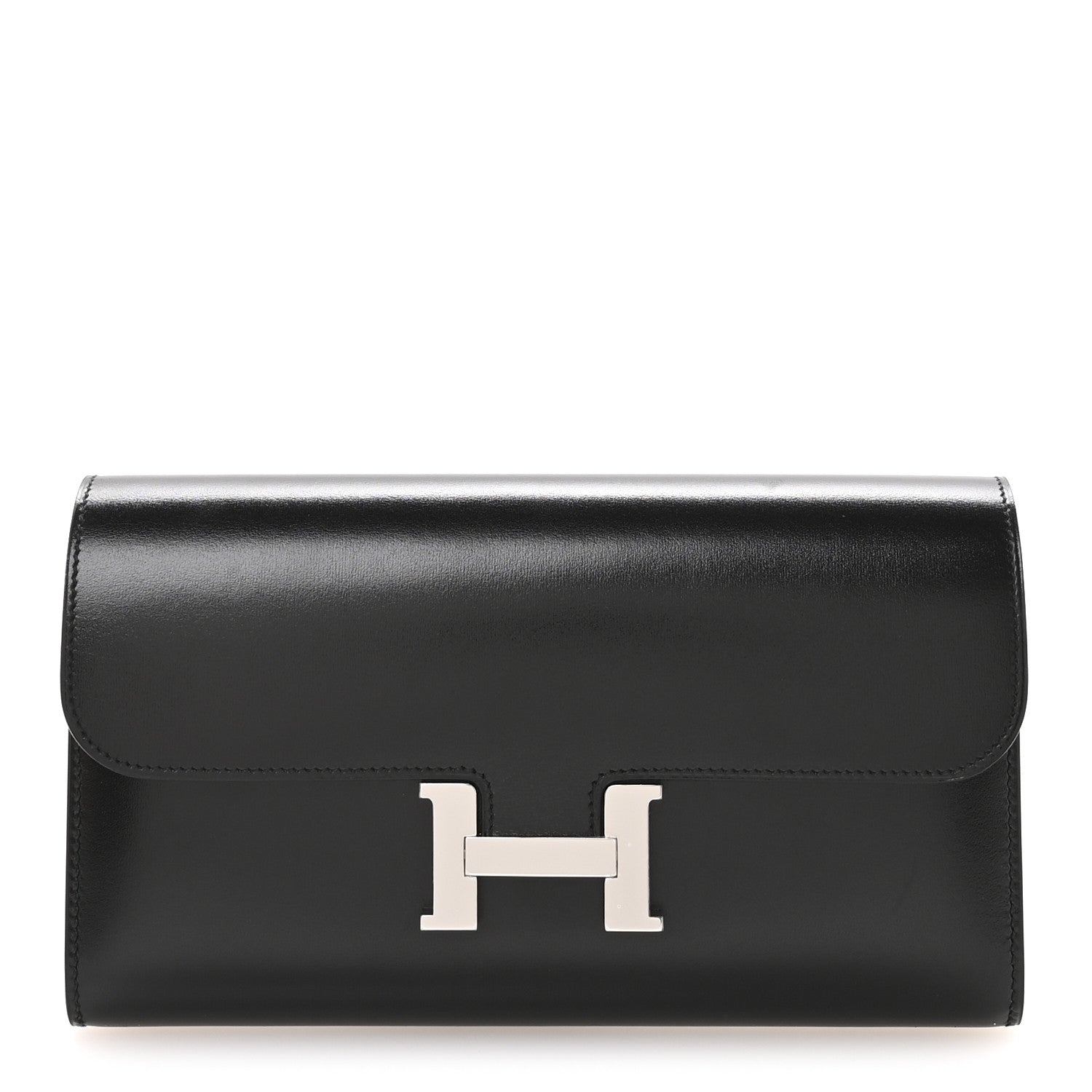 Hermes Box Constance Long Wallet Black 1 of 7