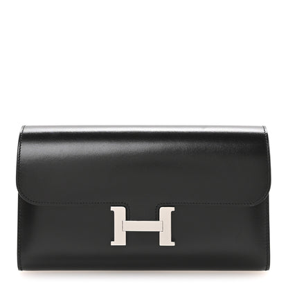 Hermes Box Constance Long Wallet Black 1 of 7