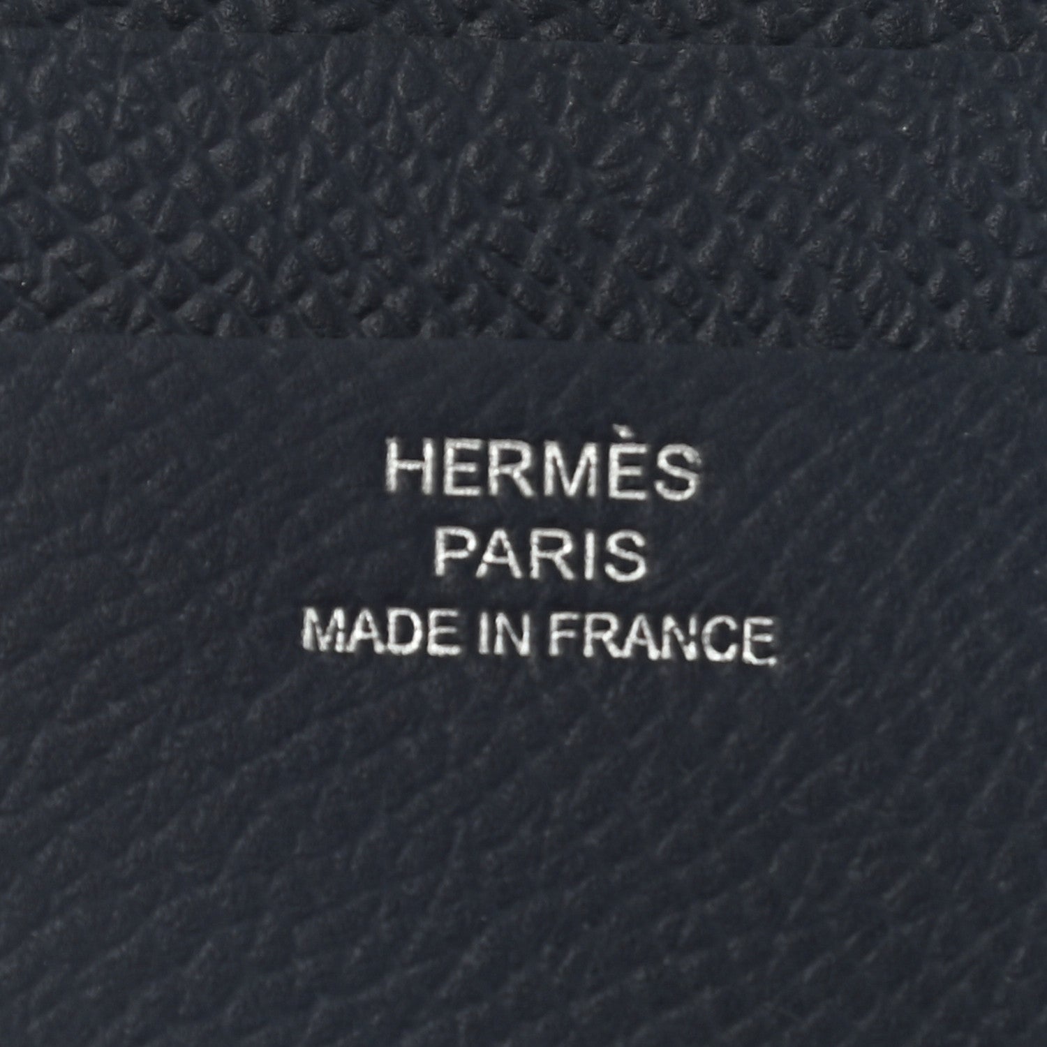 Hermes Epsom MC2 Euclide Card Holder Case Black Bleu Indigo 6 of 15