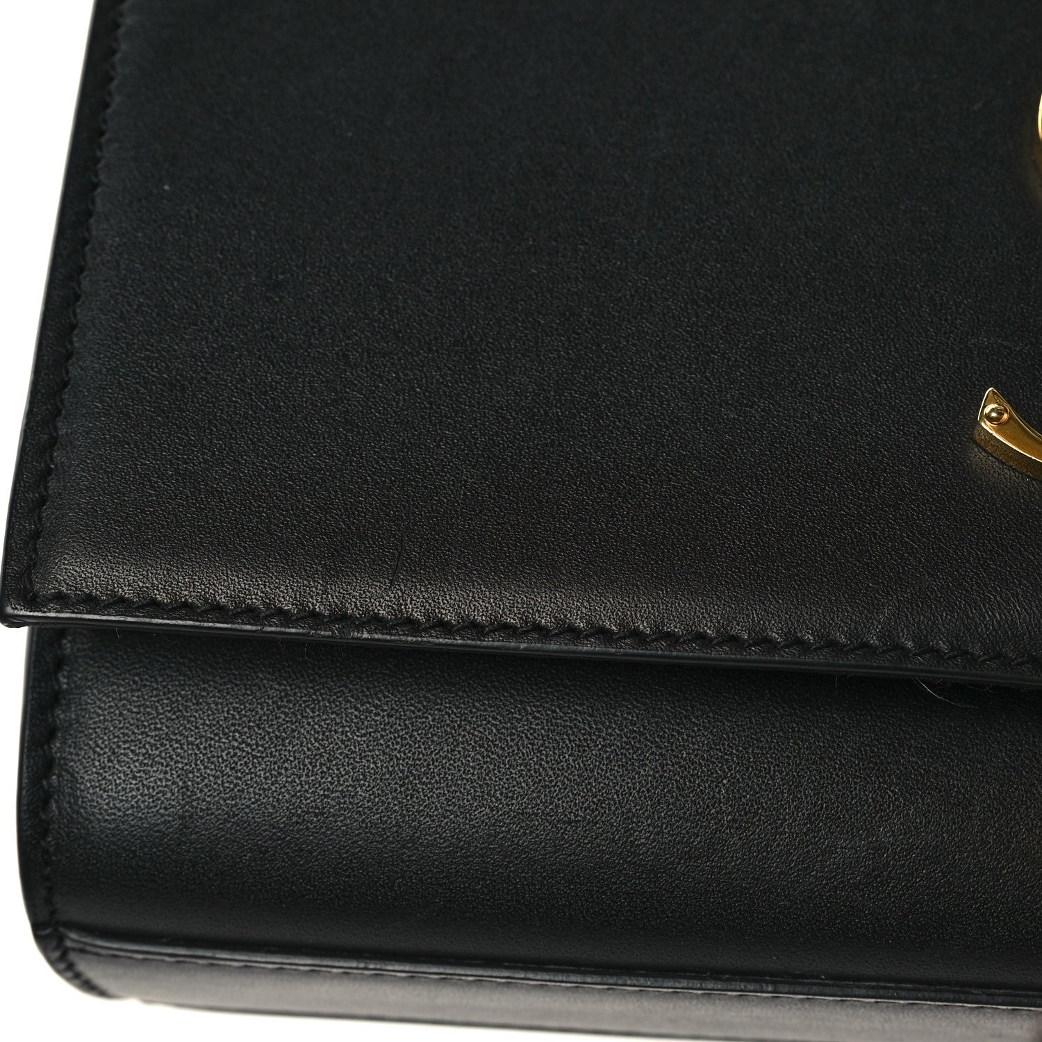 Saint Laurent Calfskin Small Classic Monogram Kate Tassel Satchel Black 10 of 10