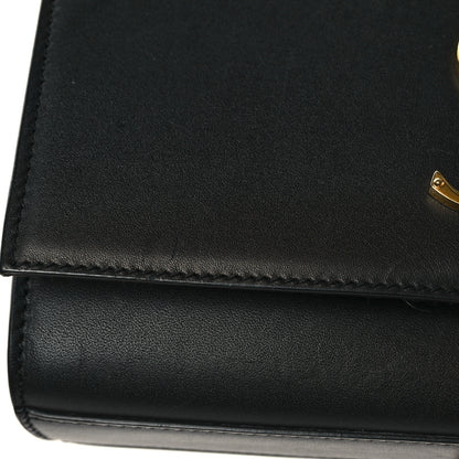 Saint Laurent Calfskin Small Classic Monogram Kate Tassel Satchel Black 10 of 10