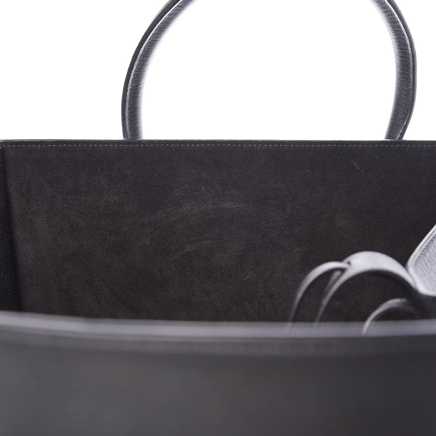 Supple Calfskin Medium Phantom Luggage Black