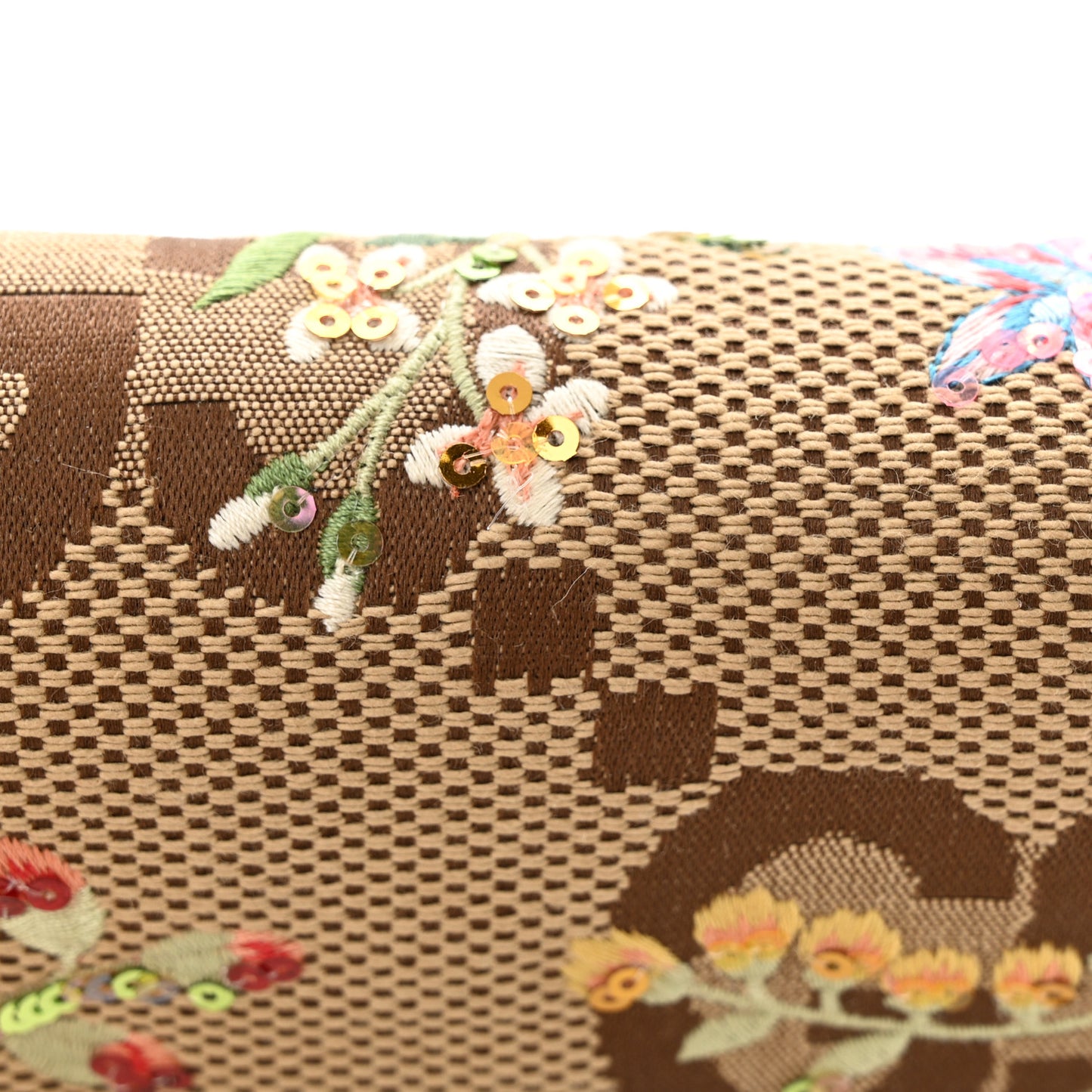 Monogram Jumbo GG Textured Dollar Calfskin Embroidered Super Mini Dionysus Shoulder Bag Camel Ebony New Acero Multicolor