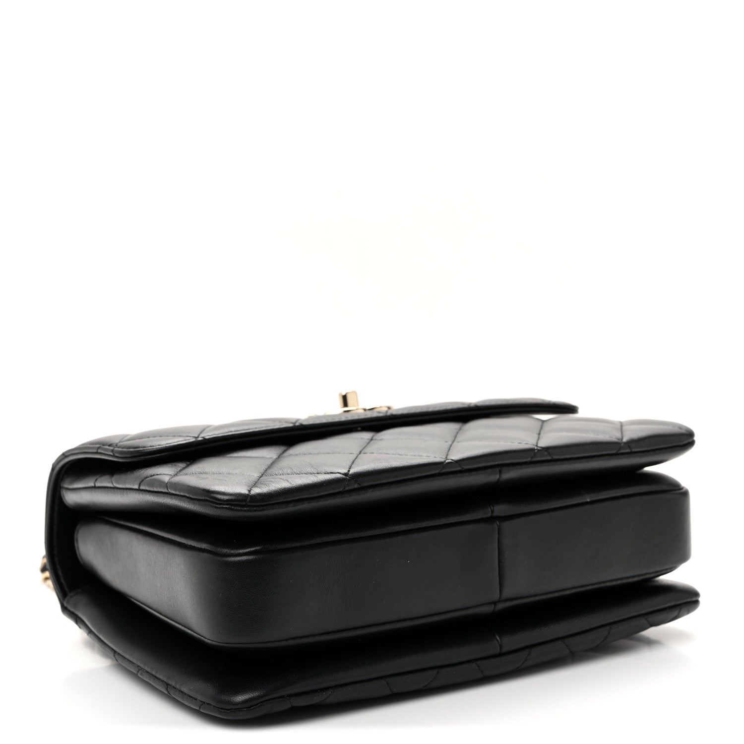 Chanel Lambskin Quilted Small Trendy CC Dual Handle Flap Bag Black 4 of 10
