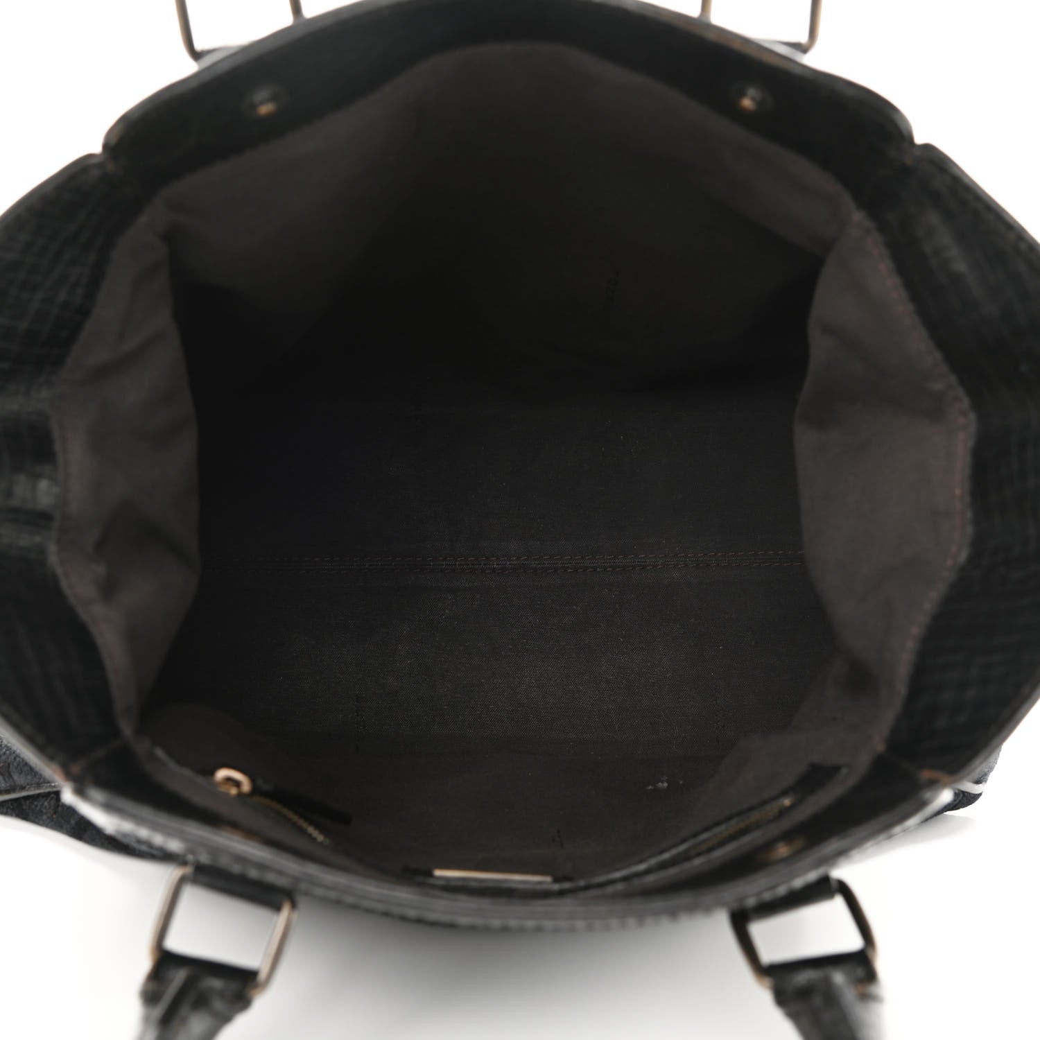 Fendi Velvet Zucca Small Bag De Jour Black 5 of 11