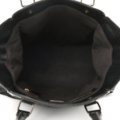 Fendi Velvet Zucca Small Bag De Jour Black 5 of 11