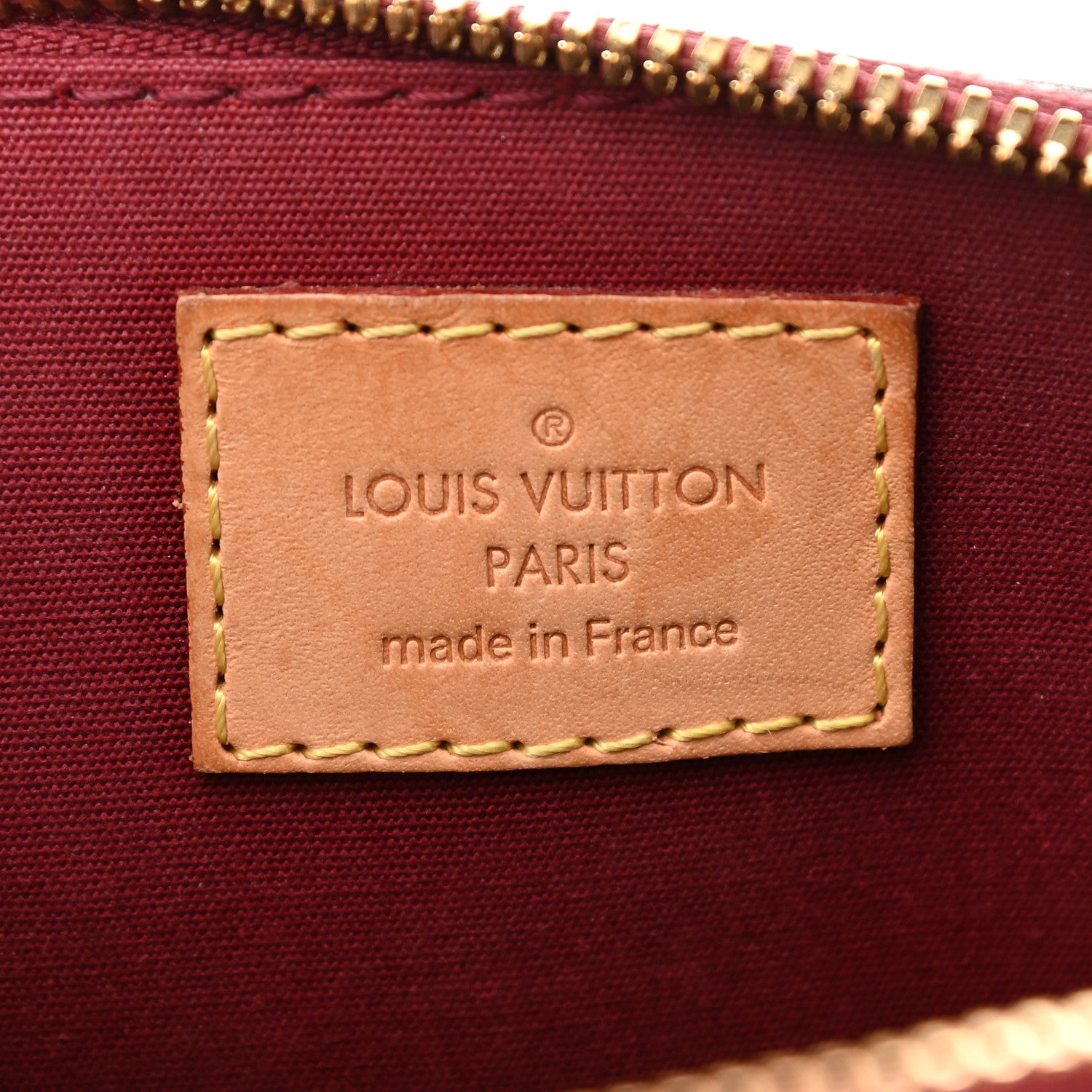 Louis Vuitton Vernis Alma BB Griotte 6 of 8