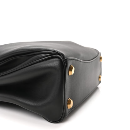 Balenciaga Natural Smooth Calfskin Small Rodeo Top Handle Handbag Black 9 of 10