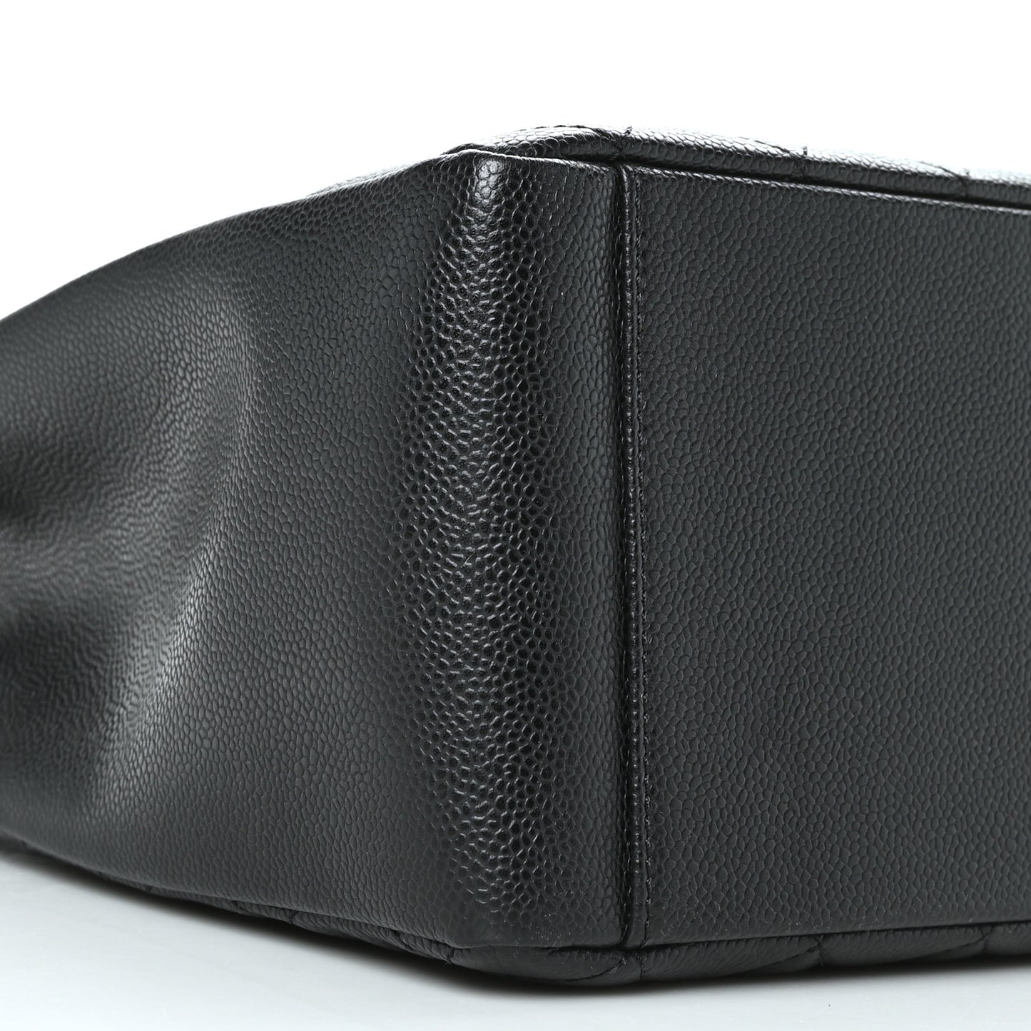 Caviar Quilted Grand Shopping Tote GST Black