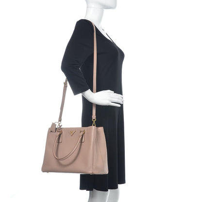 Prada Saffiano Lux Medium Tote Cammeo 3 of 16
